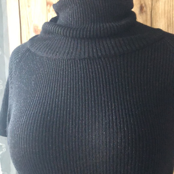 Knit pull over metallic short sleeve midi-dress from Anthropologie. - Picture 2 of 7